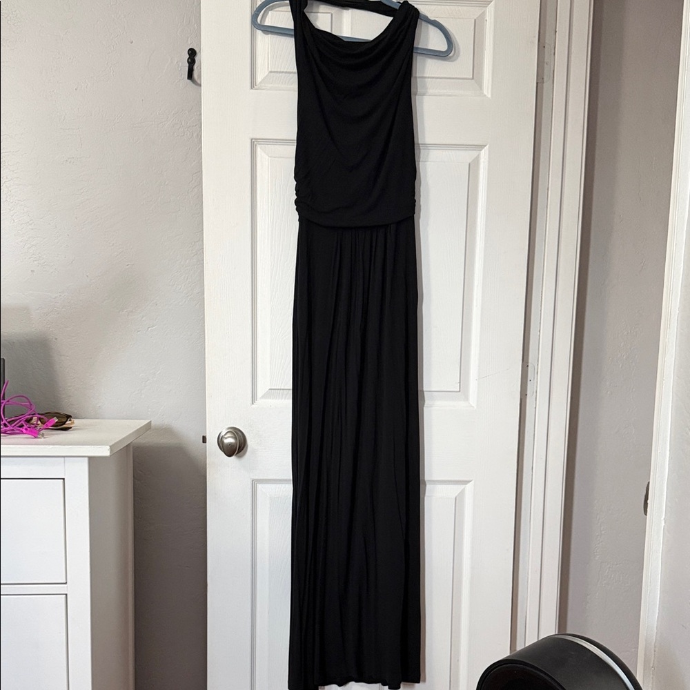 The Limited Halter Black Maxi Dress